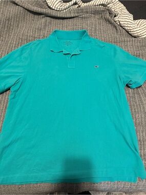 Vineyard Vines Men's Teal Polo Shirt